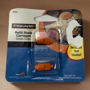 Fiskars Circle Cutter Refill Blades, Pack of 2 Replacement 9382 Craft NEW